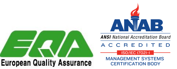 EQA / ANAB認定 ISO/IEC 27001 認証マーク